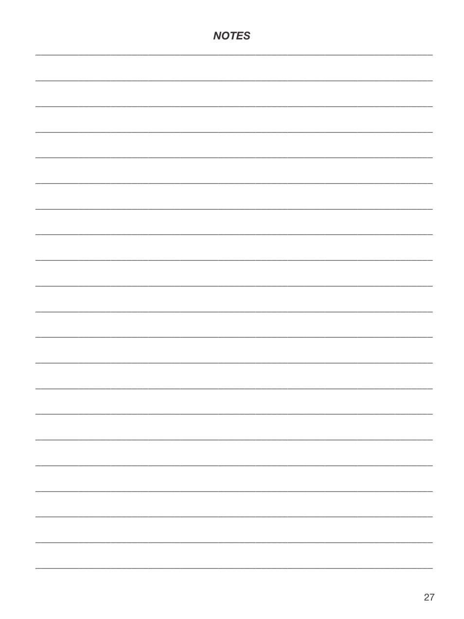 General Tools and Instruments CIH20DL User Manual | Page 27 / 28