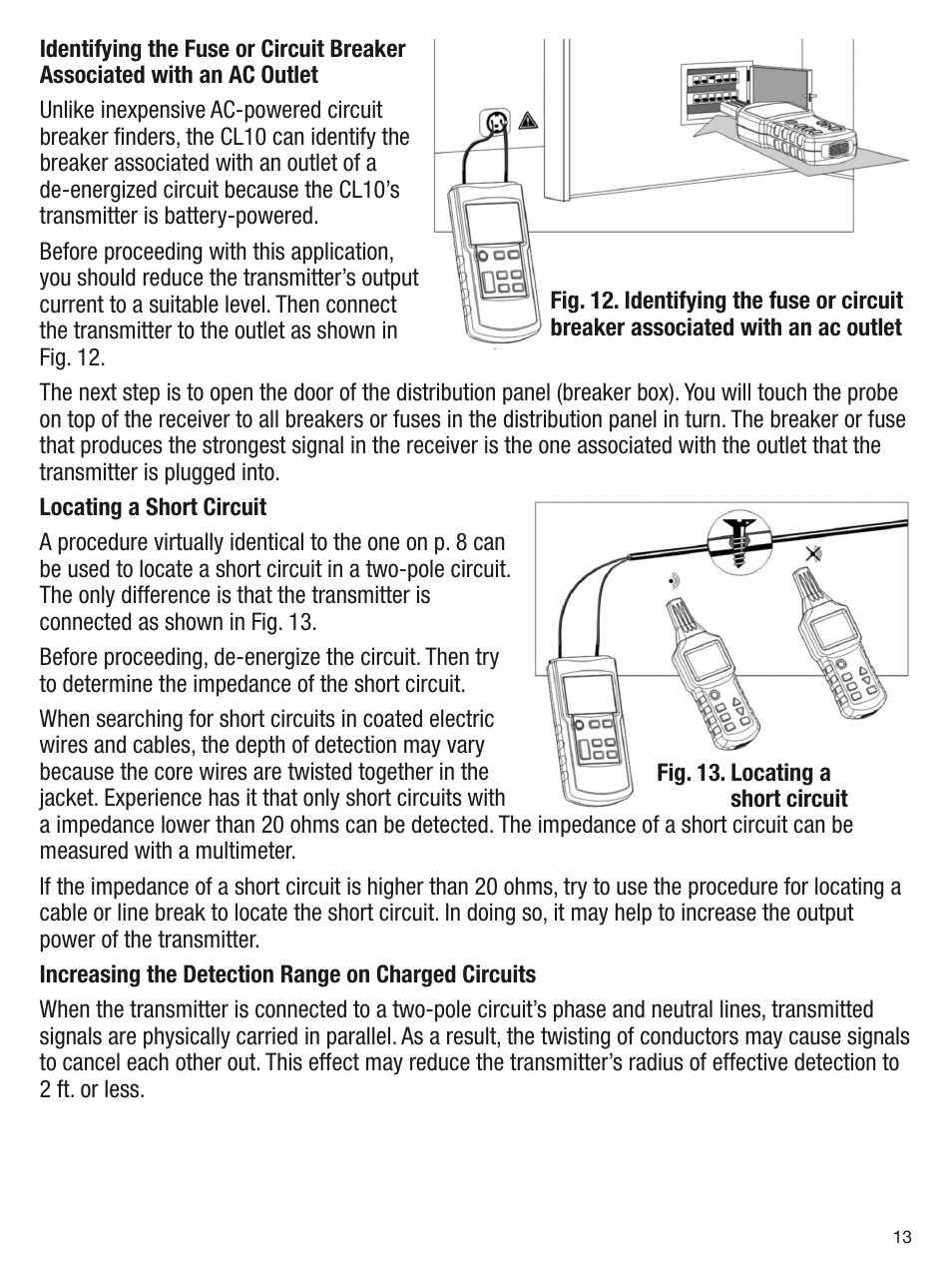 General Tools and Instruments CL10 User Manual | Page 13 / 20