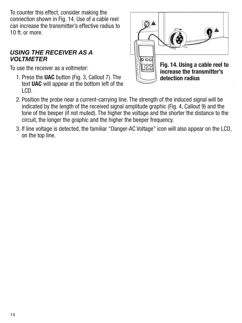 General Tools and Instruments CL10 User Manual | Page 14 / 20