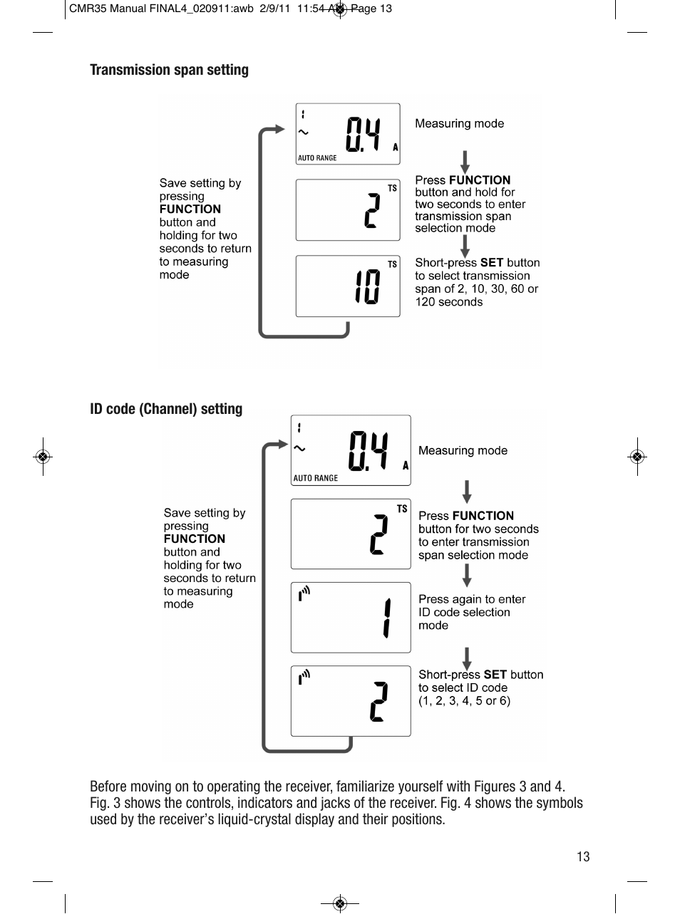 General Tools and Instruments CMR35 User Manual | Page 13 / 36