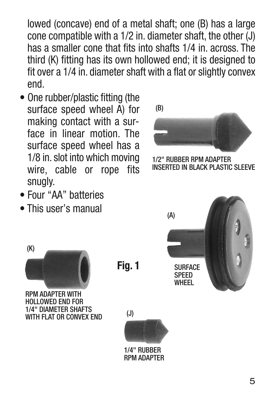 Fig. 1 | General Tools and Instruments CT6235B User Manual | Page 5 / 16