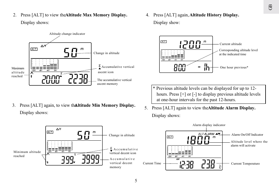 General Tools and Instruments DA833 User Manual | Page 5 / 16