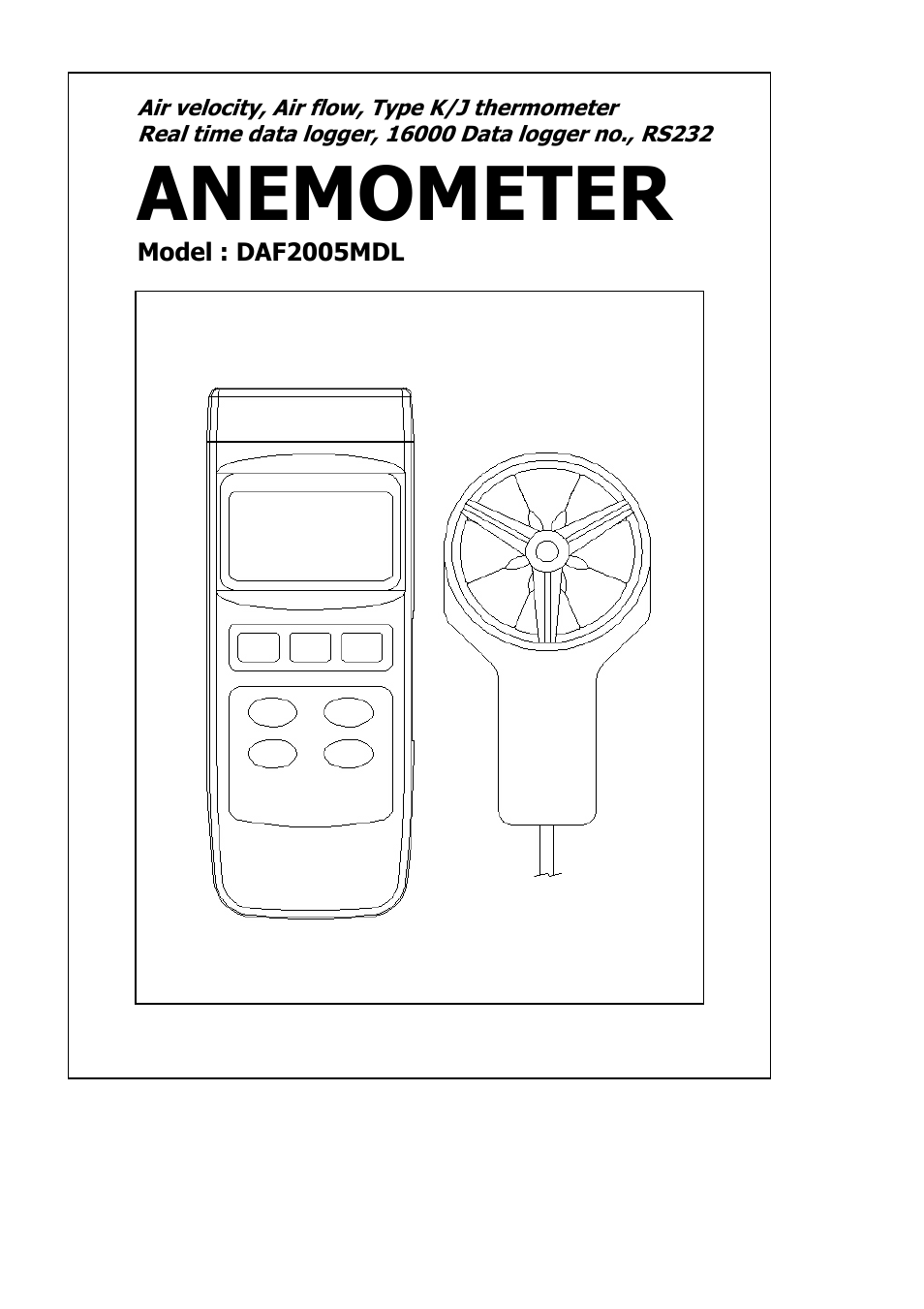 General Tools and Instruments DAF2005MDL User Manual | 27 pages