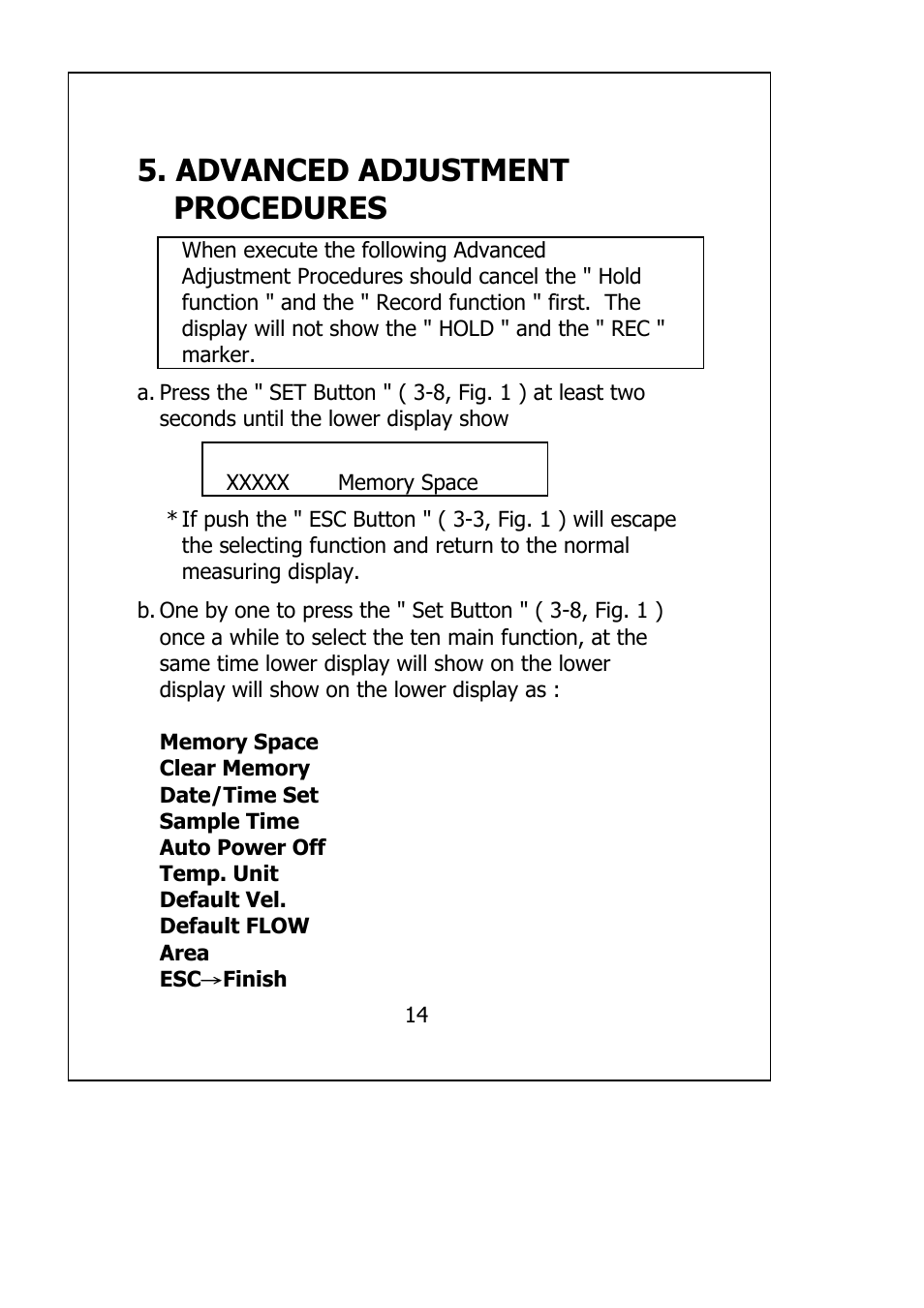 Advanced adjustment procedures | General Tools and Instruments DAF2005MDL User Manual | Page 16 / 27