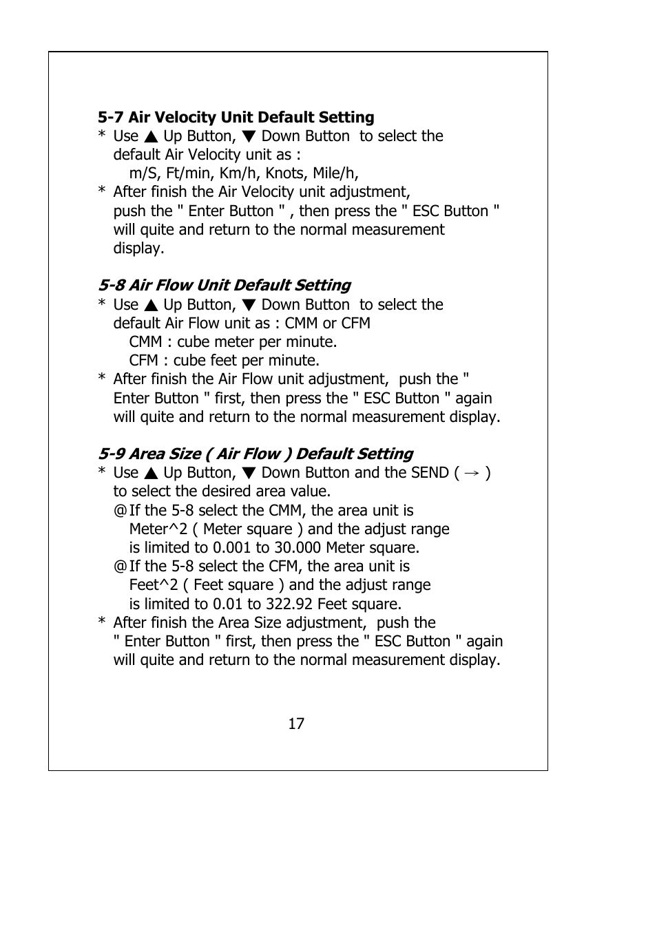 General Tools and Instruments DAF2005MDL User Manual | Page 19 / 27