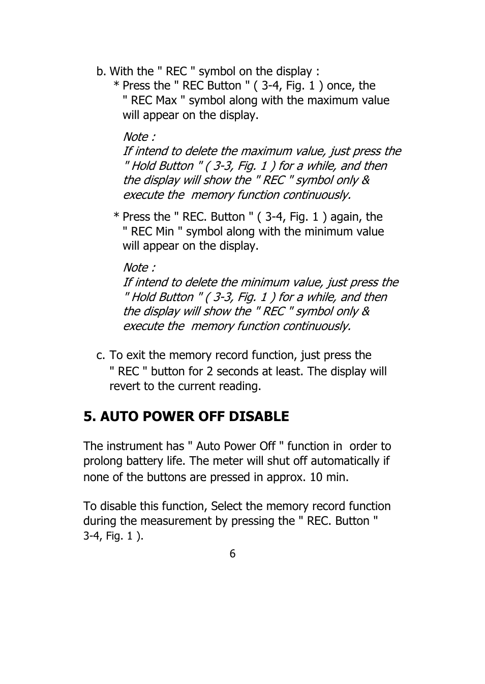 General Tools and Instruments DAF80PW User Manual | Page 8 / 10