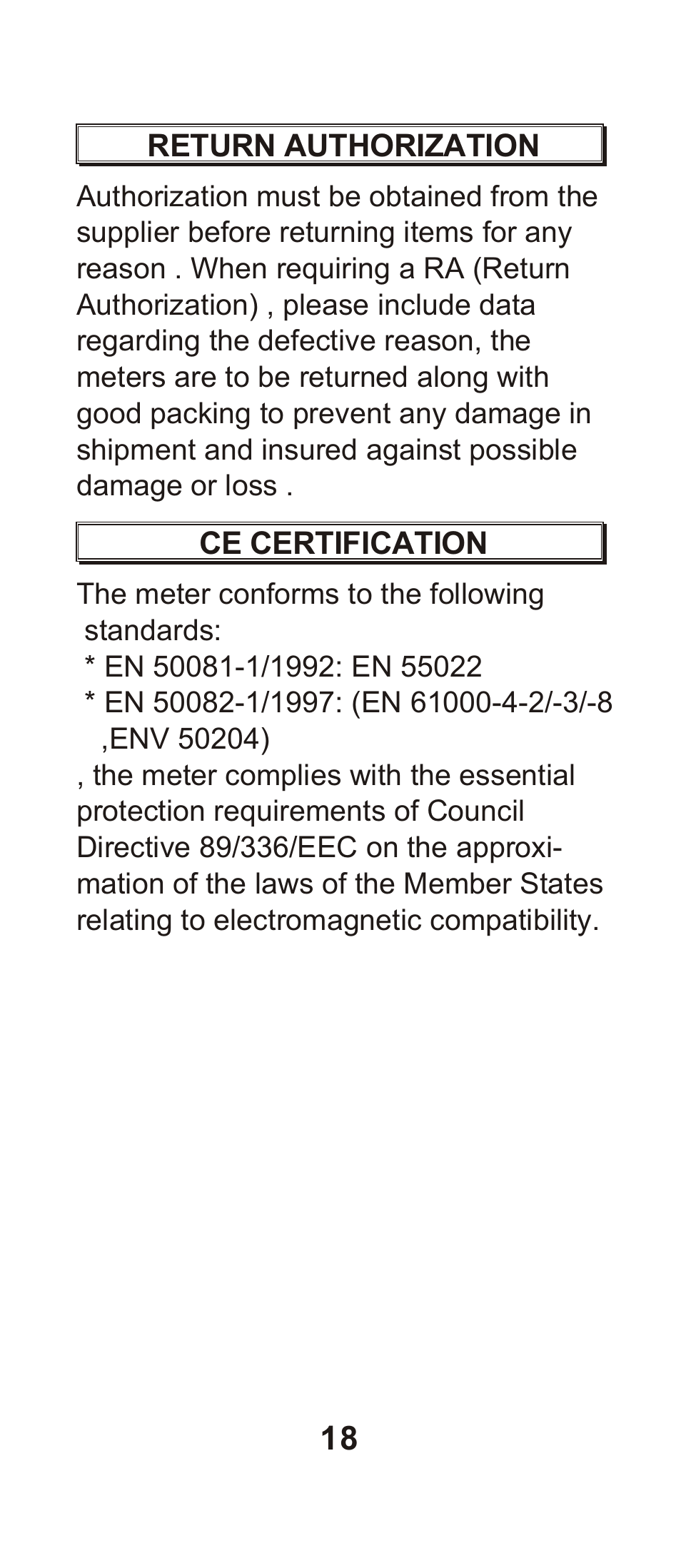 General Tools and Instruments DCFM8901 User Manual | Page 19 / 19