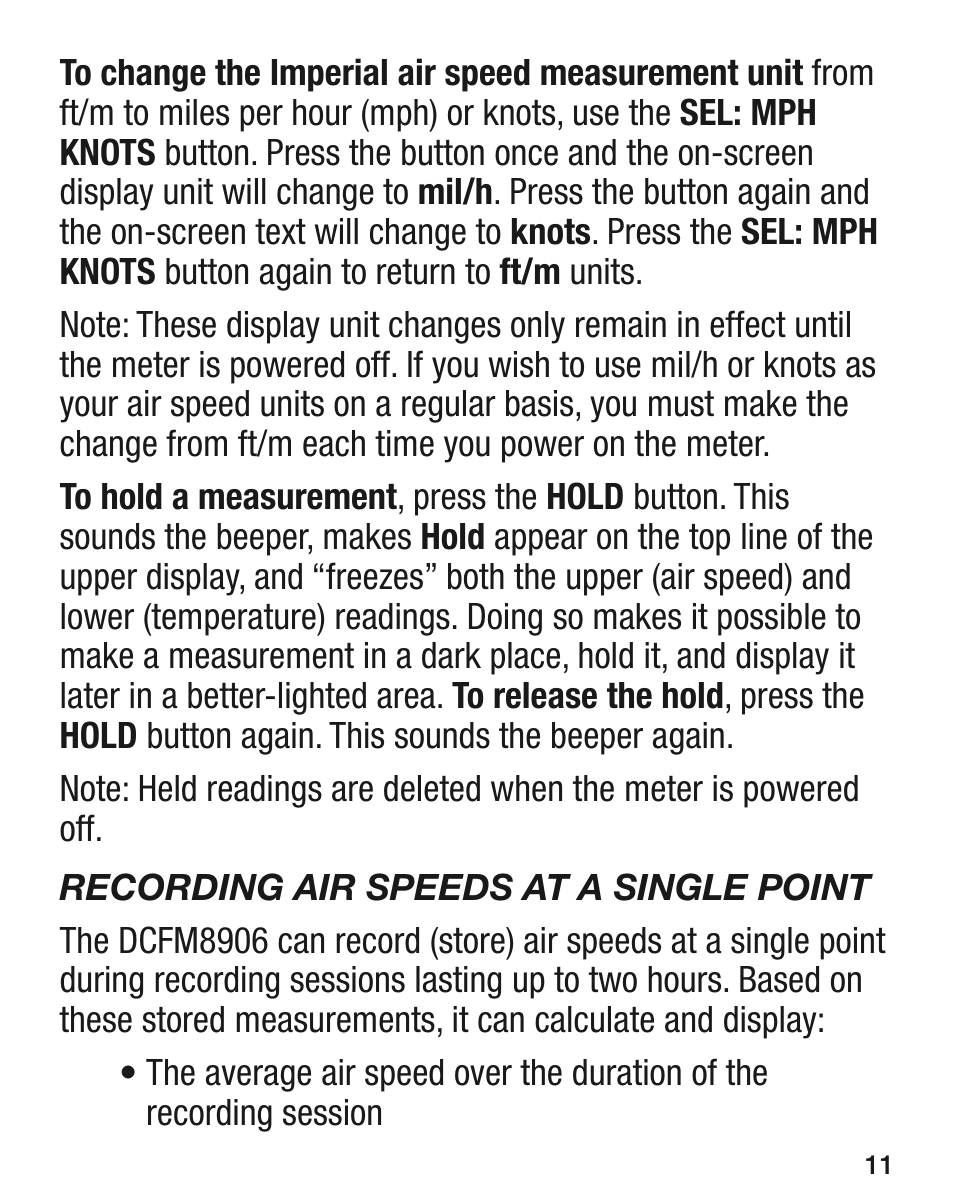 General Tools and Instruments DCFM8906 v.1 User Manual | Page 11 / 28