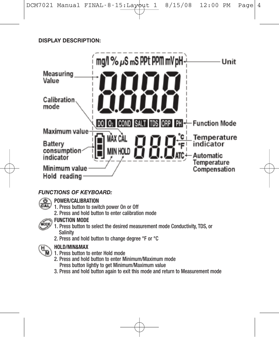 General Tools and Instruments DCM7021 User Manual | Page 4 / 8