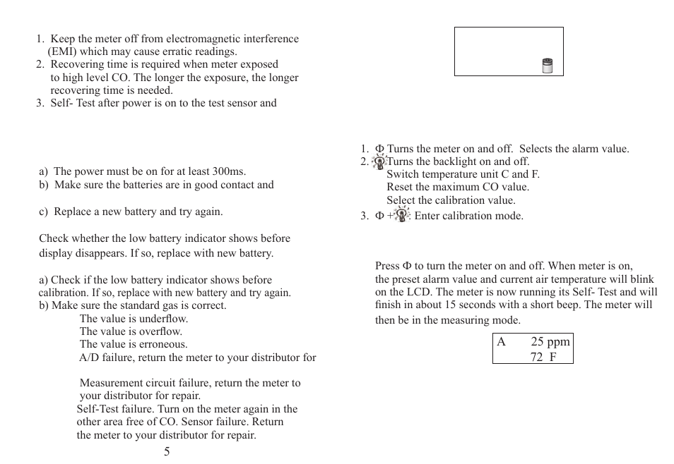 Troubleshooting | General Tools and Instruments DCO1001 User Manual | Page 3 / 5