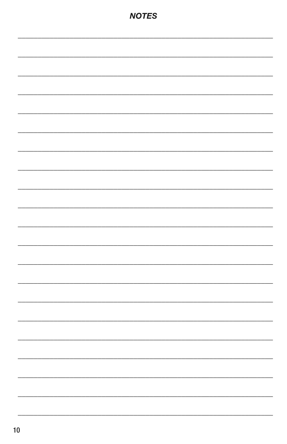 General Tools and Instruments DCS050 User Manual | Page 10 / 12