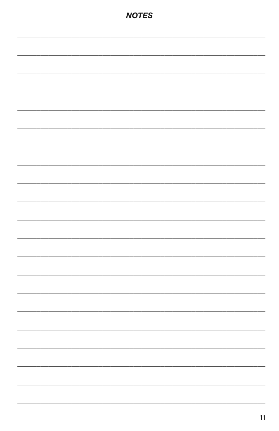 General Tools and Instruments DCS050 User Manual | Page 11 / 12