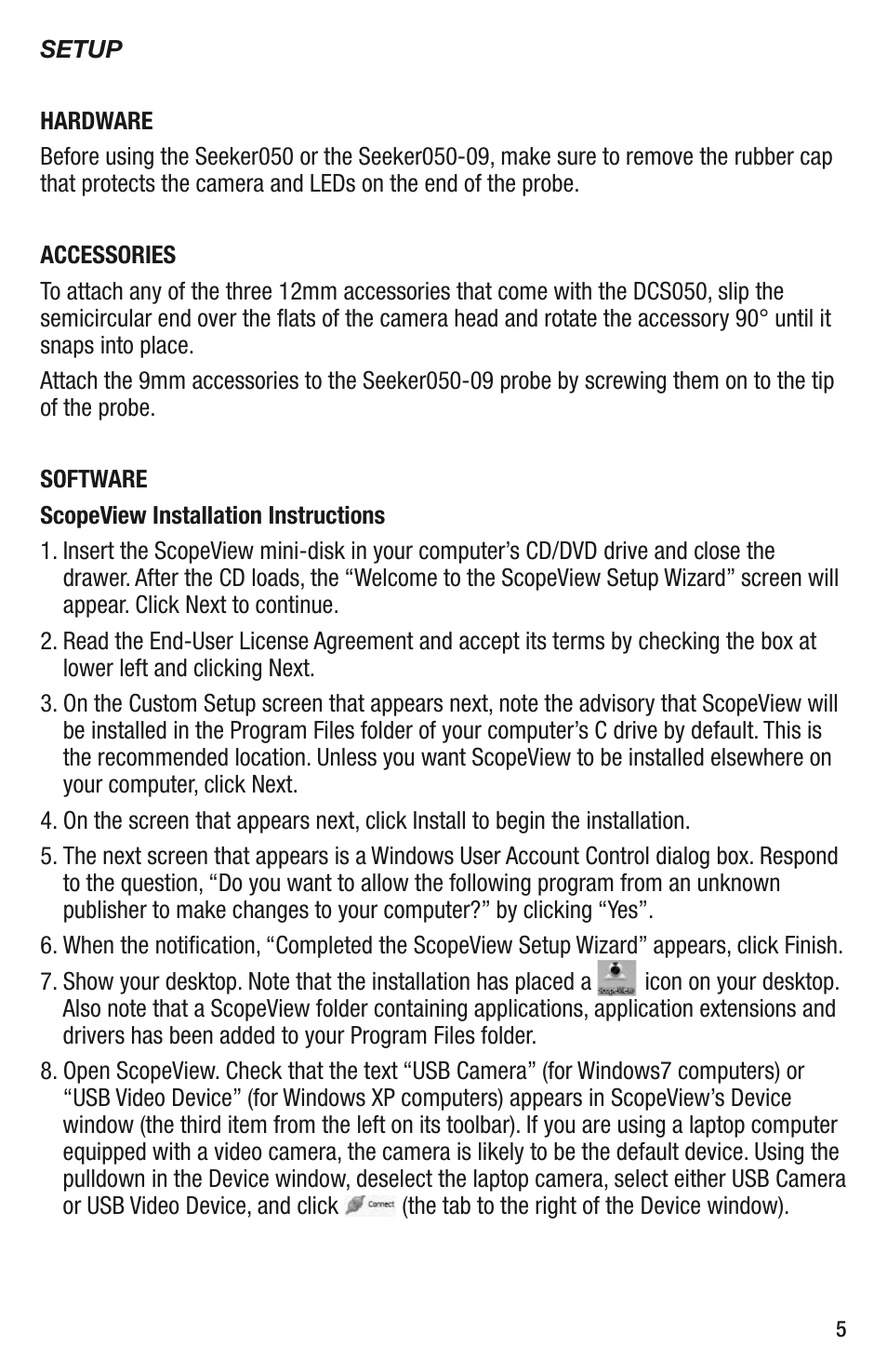 General Tools and Instruments DCS050 User Manual | Page 5 / 12