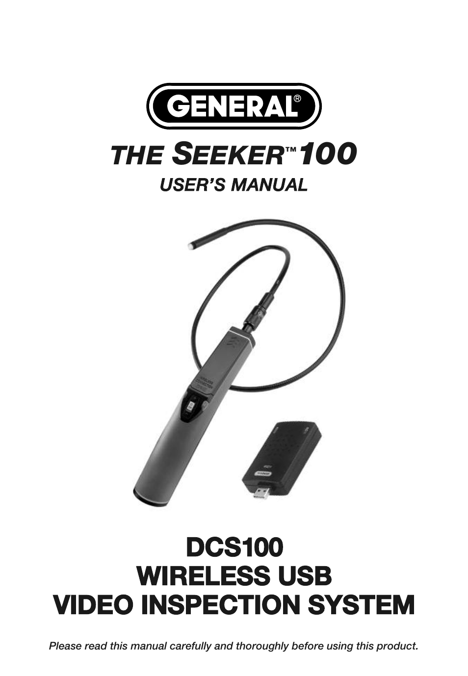 General Tools and Instruments DCS100 User Manual | 20 pages