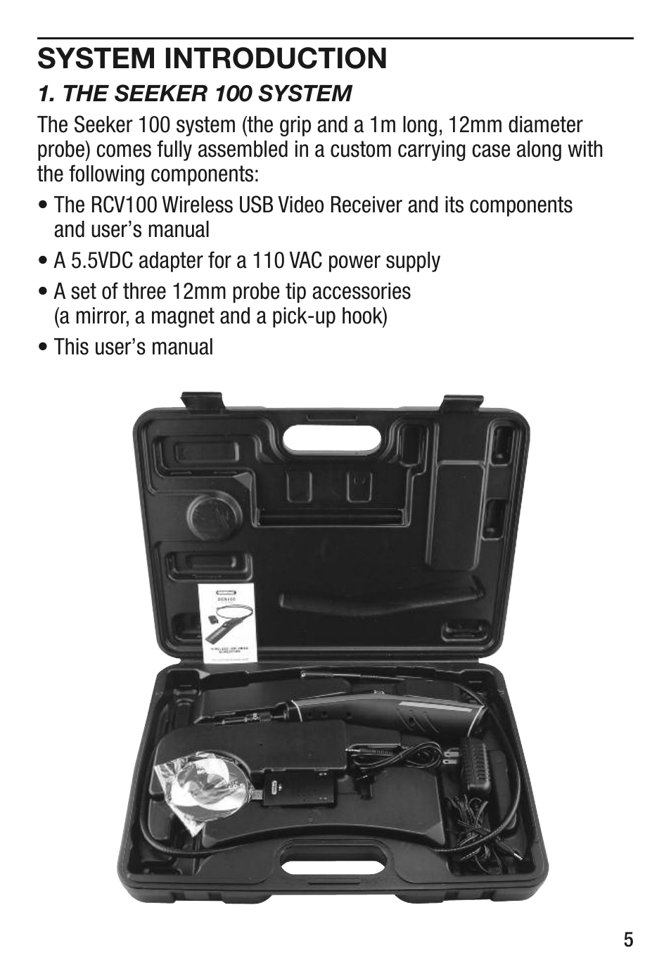 System introduction | General Tools and Instruments DCS100 User Manual | Page 5 / 20