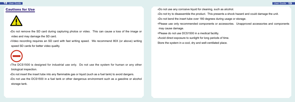 General Tools and Instruments DCS1500 User Manual | Page 10 / 11