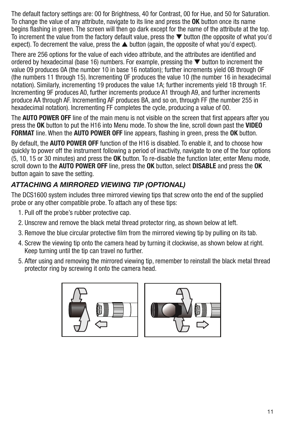 General Tools and Instruments DCS1600 User Manual | Page 11 / 16
