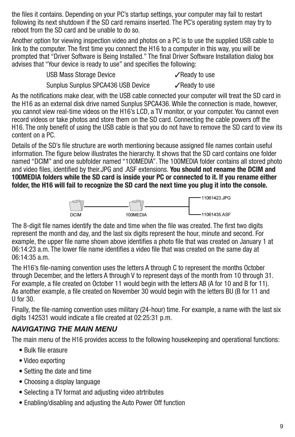 General Tools and Instruments DCS1600 User Manual | Page 9 / 16