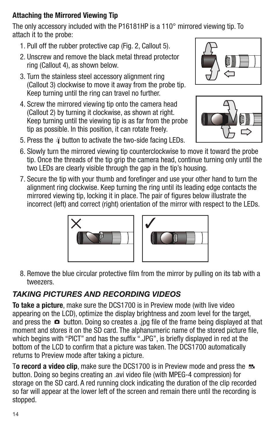 General Tools and Instruments DCS1700 v.1 User Manual | Page 14 / 28