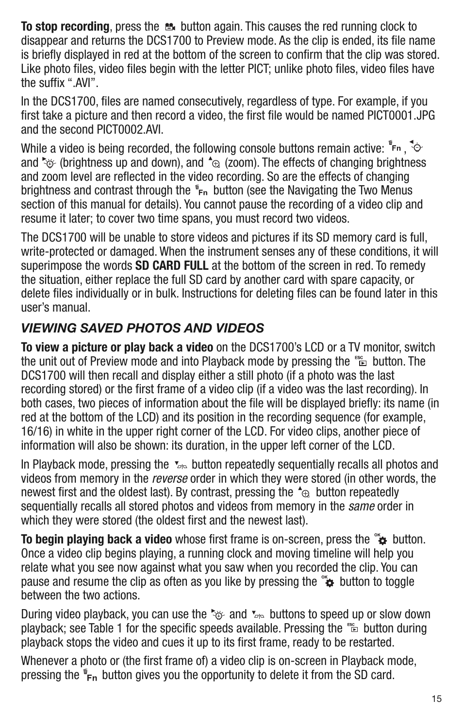 General Tools and Instruments DCS1700 v.1 User Manual | Page 15 / 28