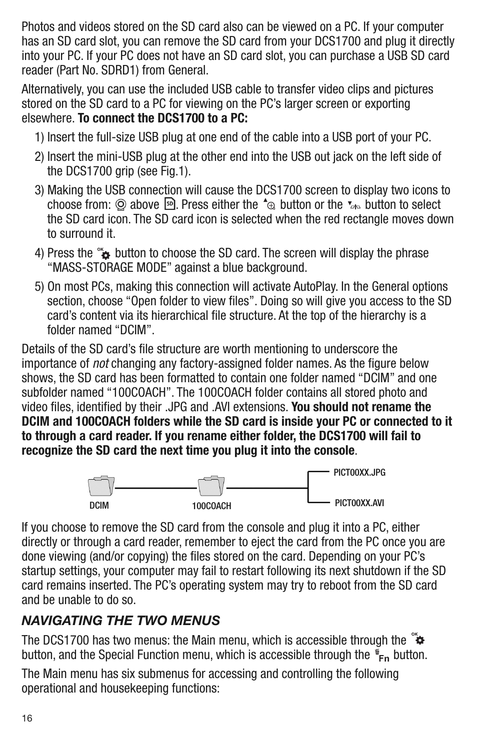 General Tools and Instruments DCS1700 v.1 User Manual | Page 16 / 28