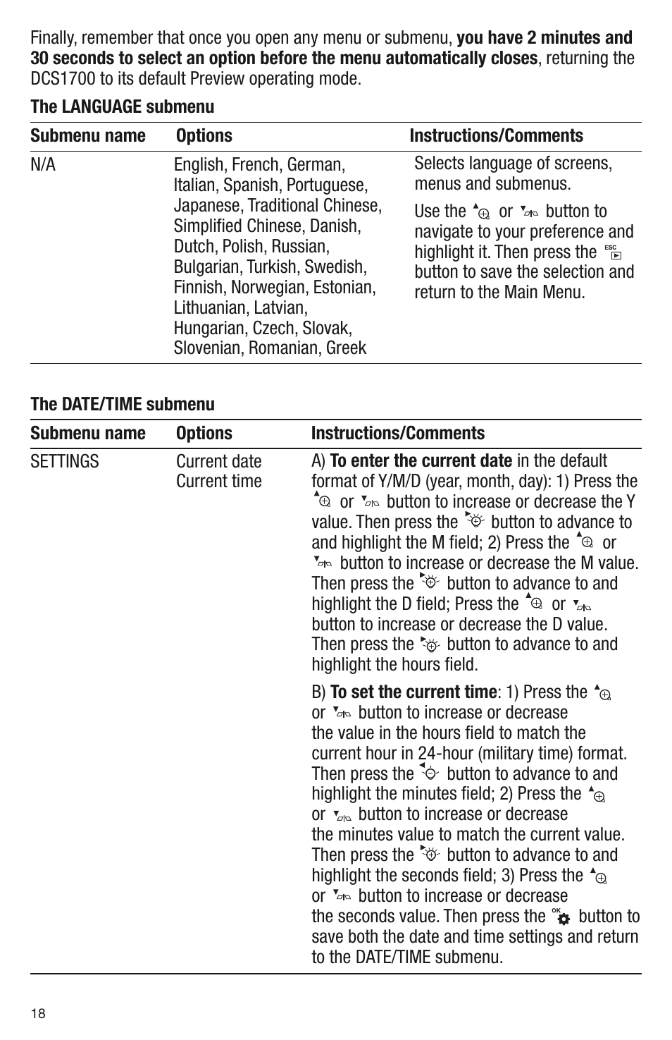 General Tools and Instruments DCS1700 v.1 User Manual | Page 18 / 28