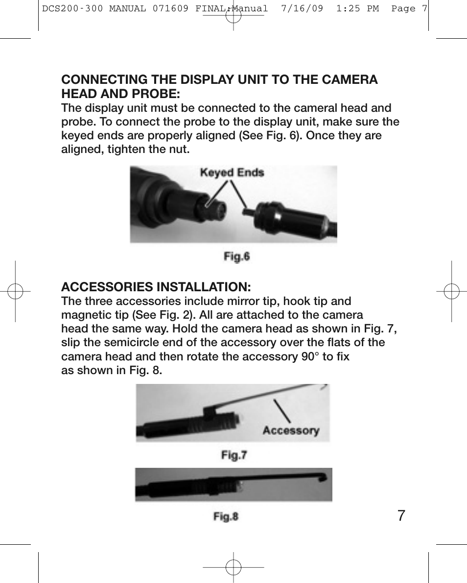 General Tools and Instruments DCS300 User Manual | Page 7 / 16