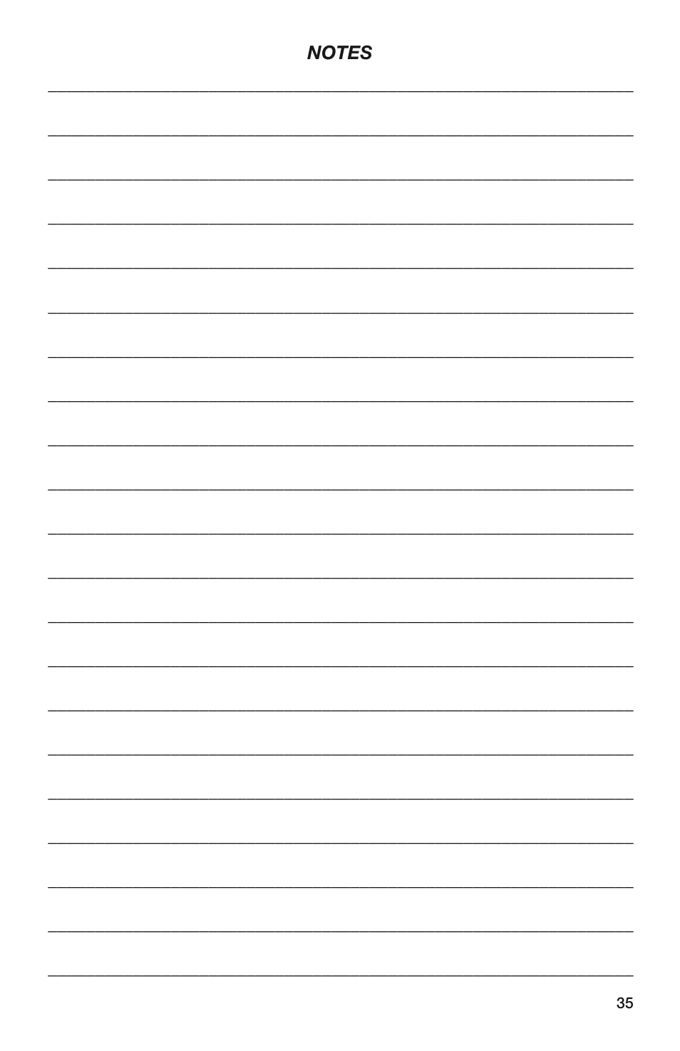 General Tools and Instruments DCS280 User Manual | Page 35 / 36