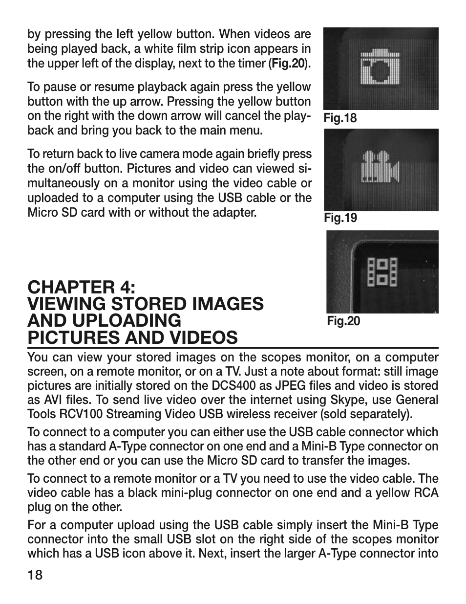 General Tools and Instruments DCS400/DCS400-05/DCS400-09 v.1 User Manual | Page 18 / 24
