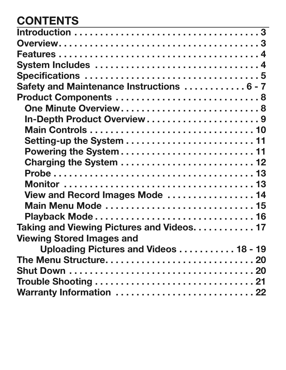 General Tools and Instruments DCS400/DCS400-05/DCS400-09 v.1 User Manual | Page 2 / 24