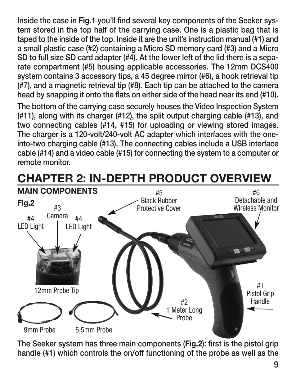 Chapter 2: in-depth product overview | General Tools and Instruments DCS400/DCS400-05/DCS400-09 v.1 User Manual | Page 9 / 24