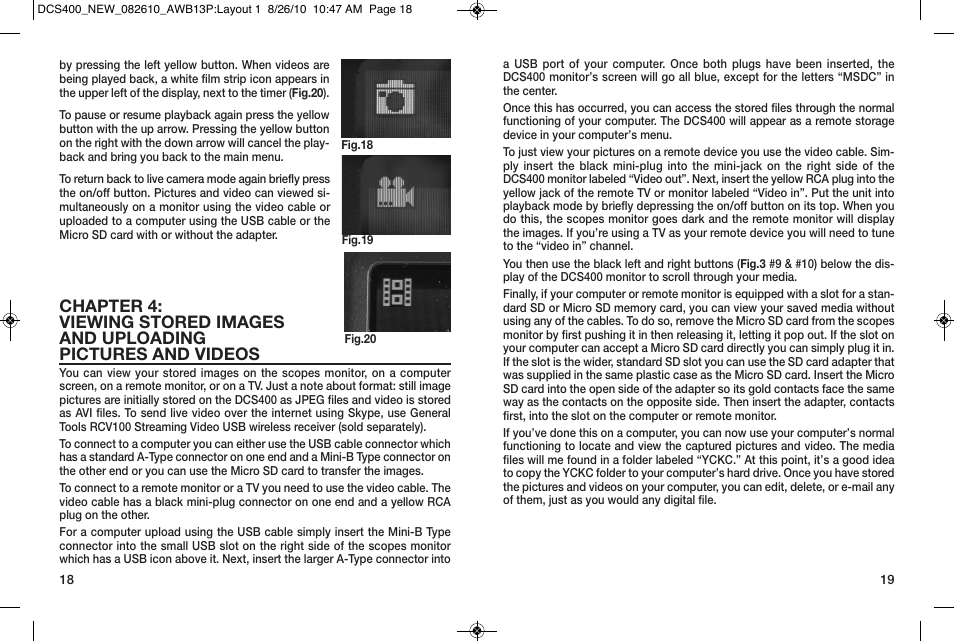 General Tools and Instruments DCS400/DCS400-05/DCS400-09 v.2 User Manual | Page 10 / 13