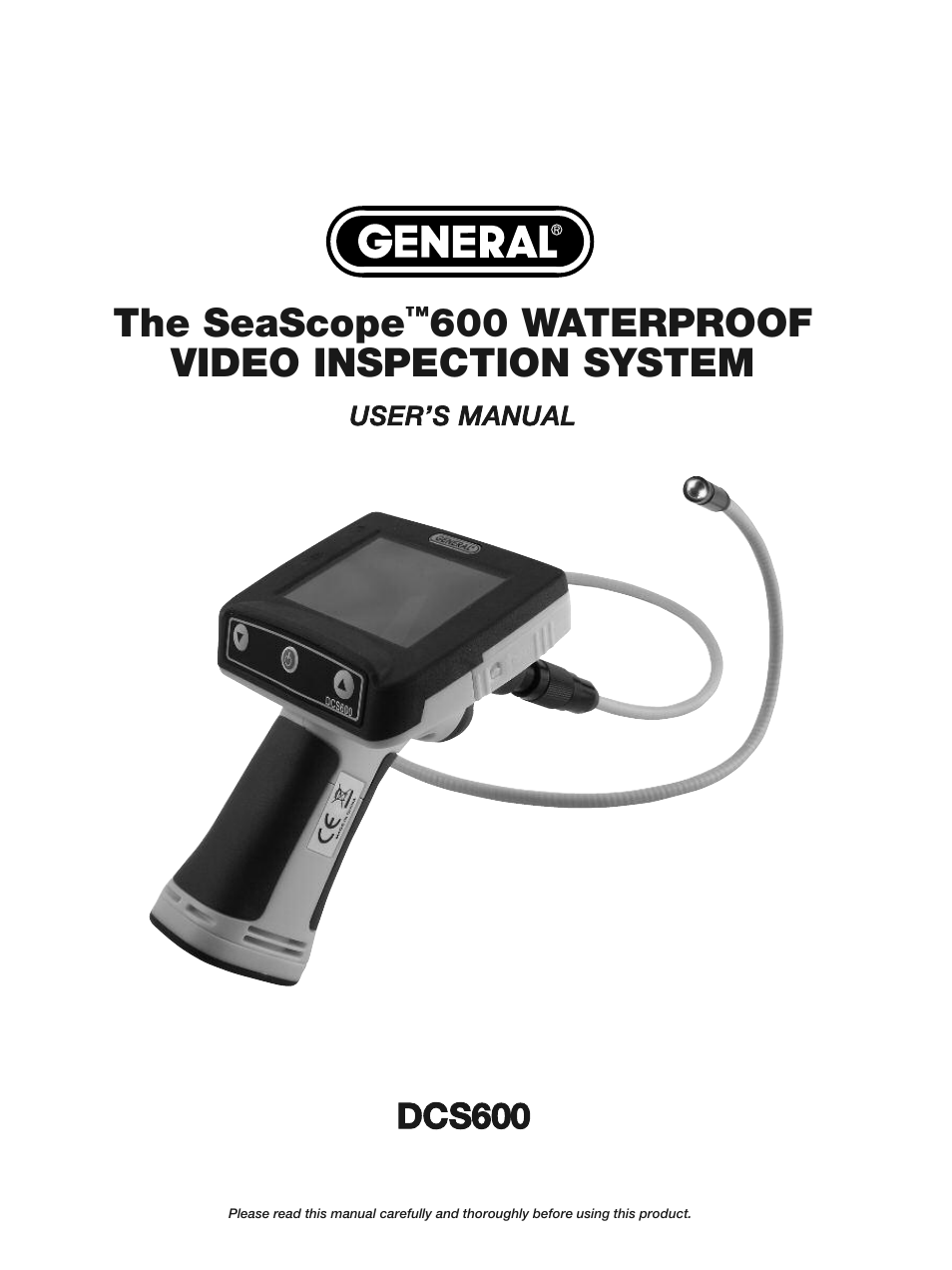 General Tools and Instruments DCS600 User Manual | 12 pages
