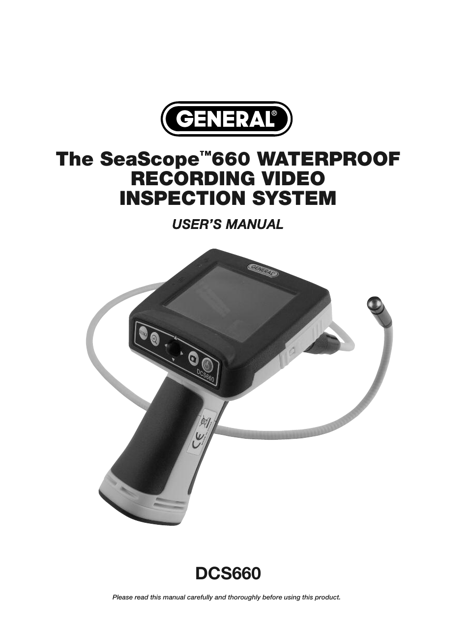 General Tools and Instruments DCS660 User Manual | 20 pages