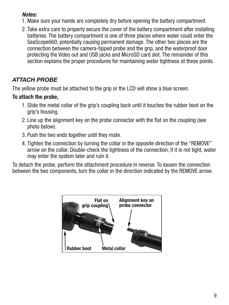 General Tools and Instruments DCS660 User Manual | Page 9 / 20