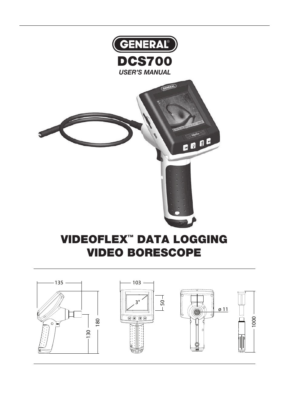 General Tools and Instruments DCS700 User Manual | 10 pages