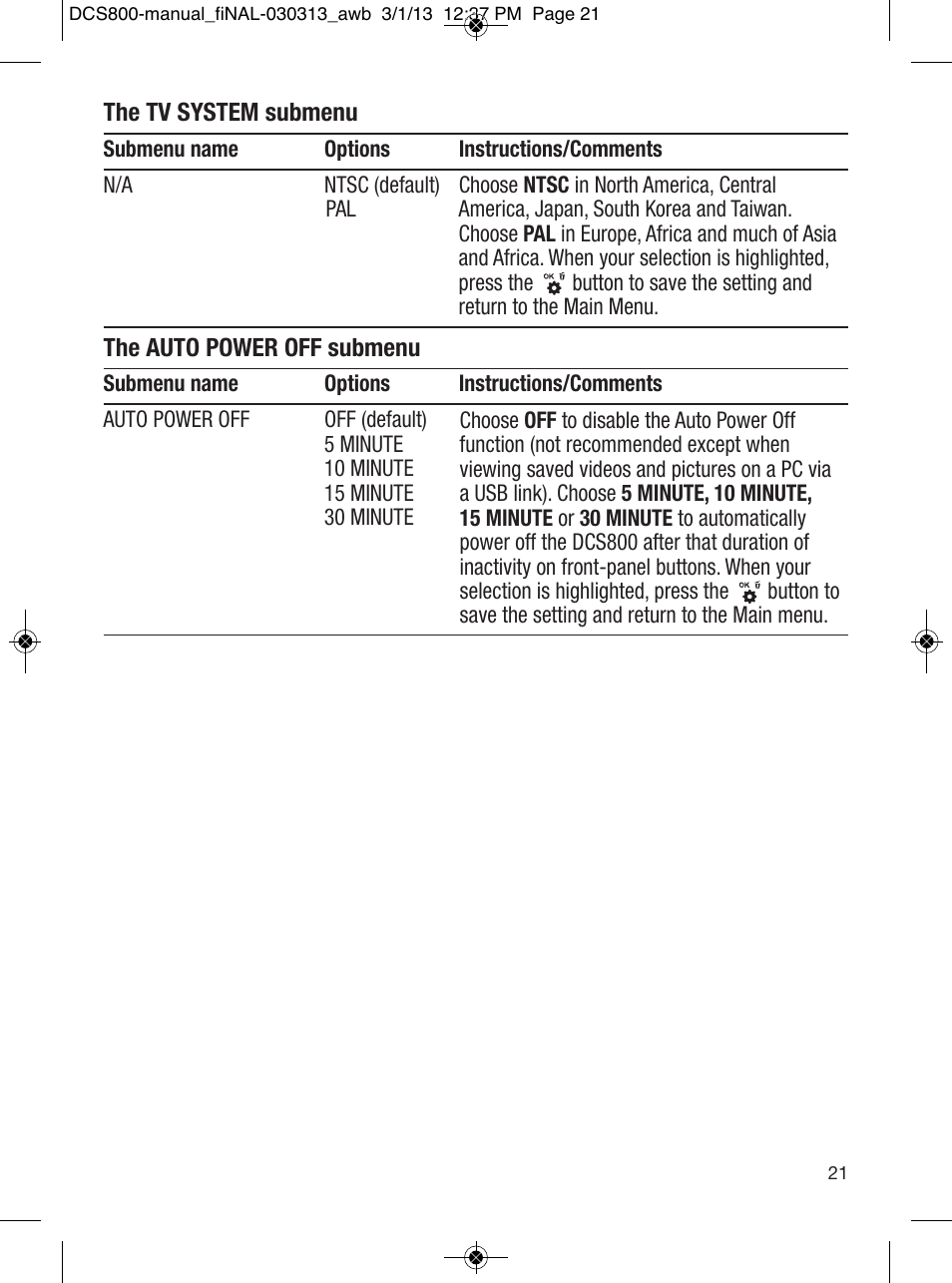 General Tools and Instruments DCS800 User Manual | Page 21 / 28