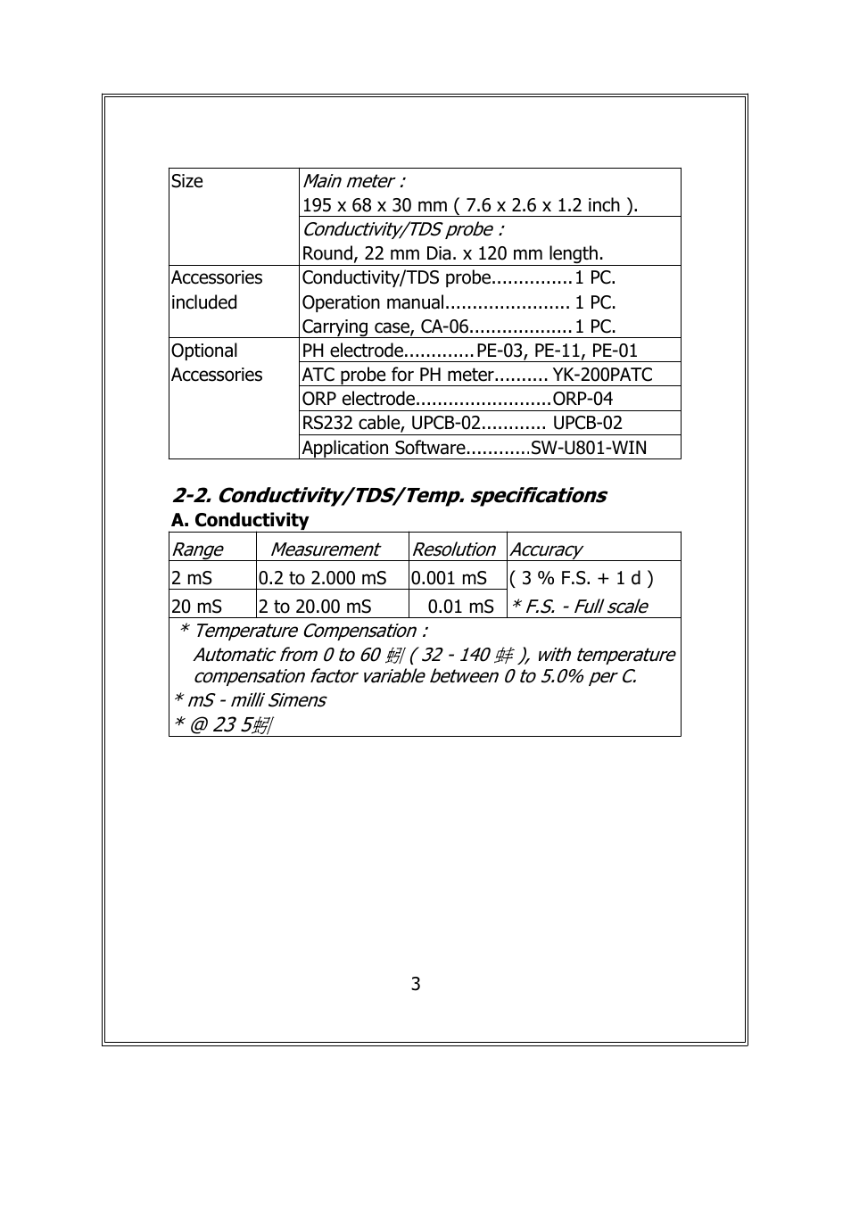 General Tools and Instruments DCT2001 User Manual | Page 5 / 21