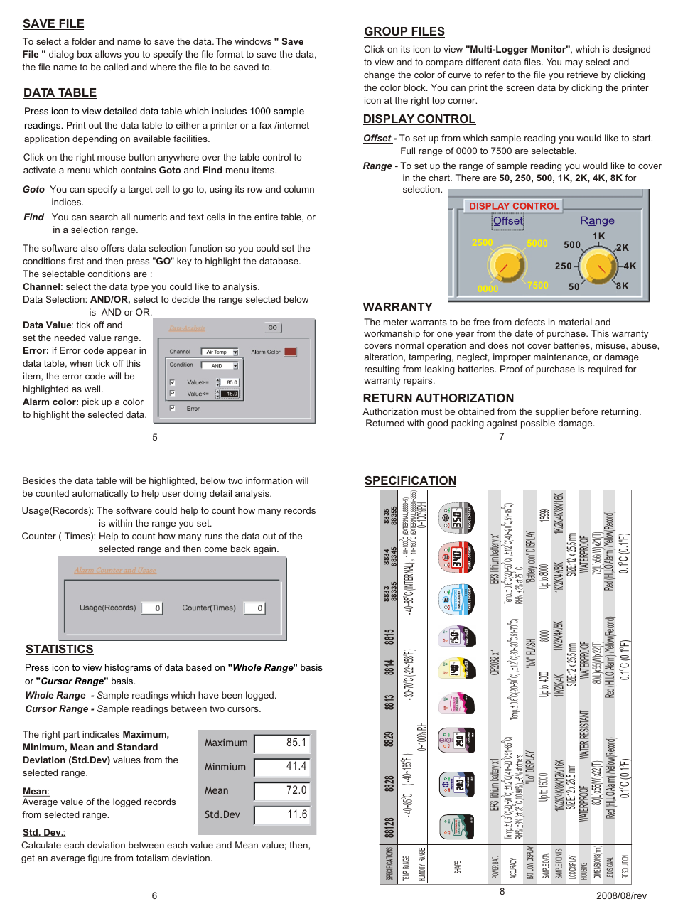 General Tools and Instruments DL8828 User Manual | Page 2 / 2