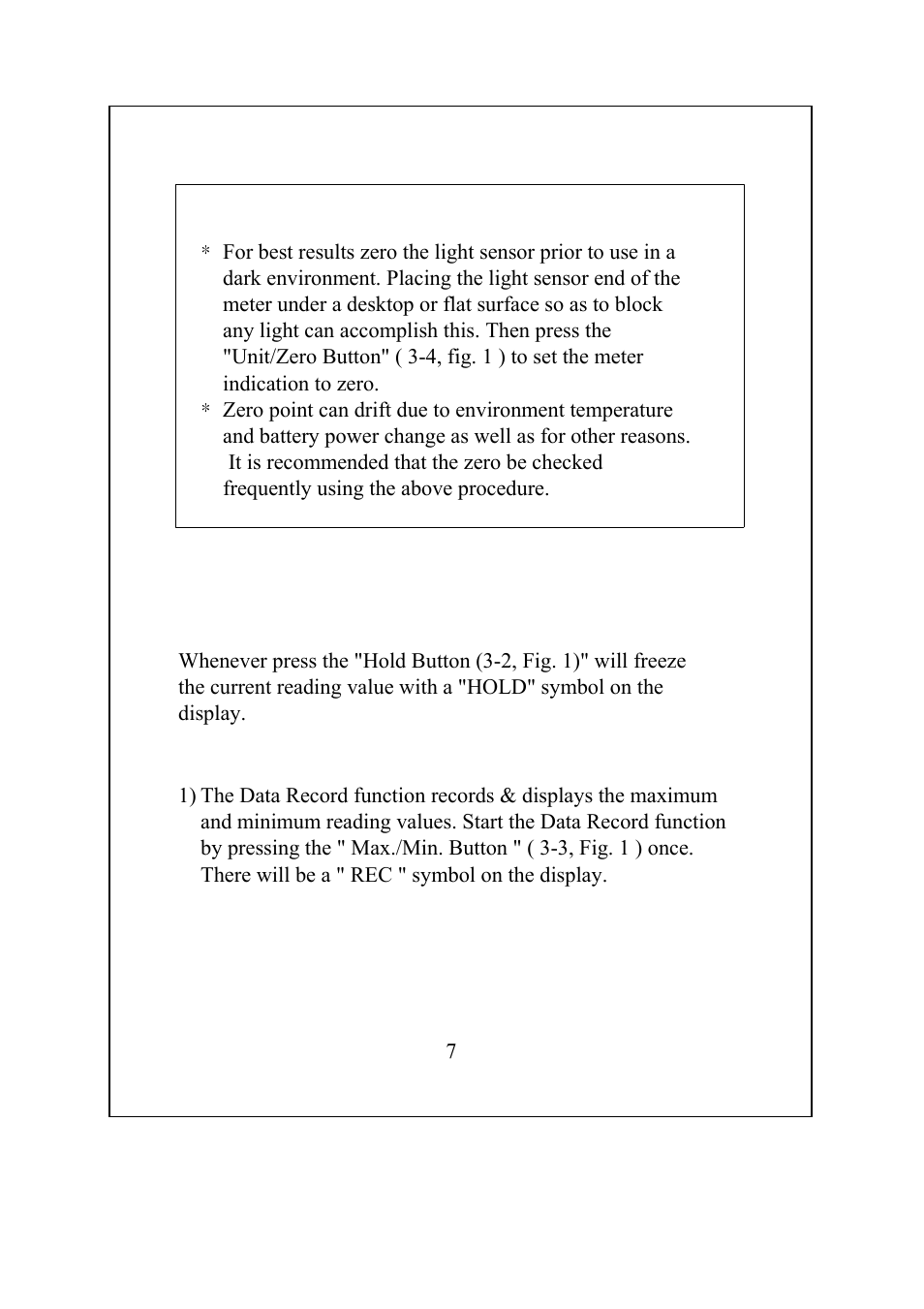 Other functions | General Tools and Instruments DLAF8000 User Manual | Page 9 / 11