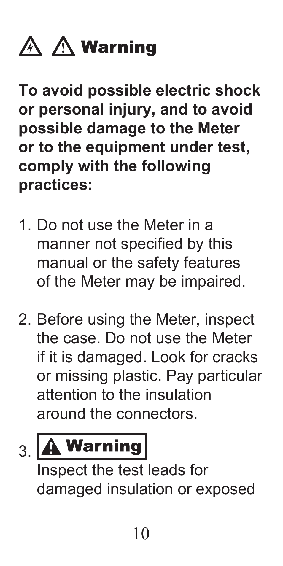 General Tools and Instruments DMM333 User Manual | Page 10 / 28