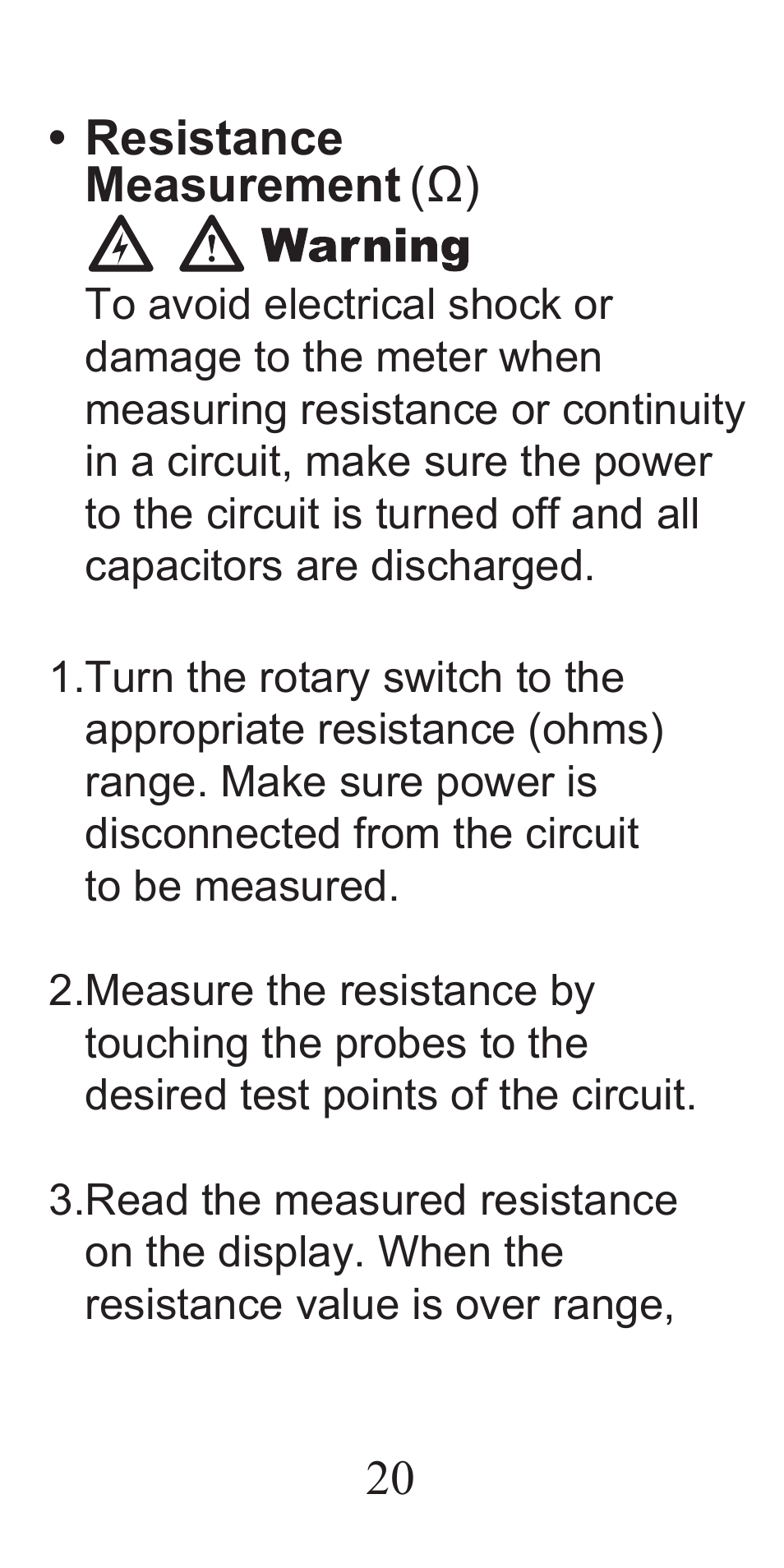 General Tools and Instruments DMM333 User Manual | Page 20 / 28