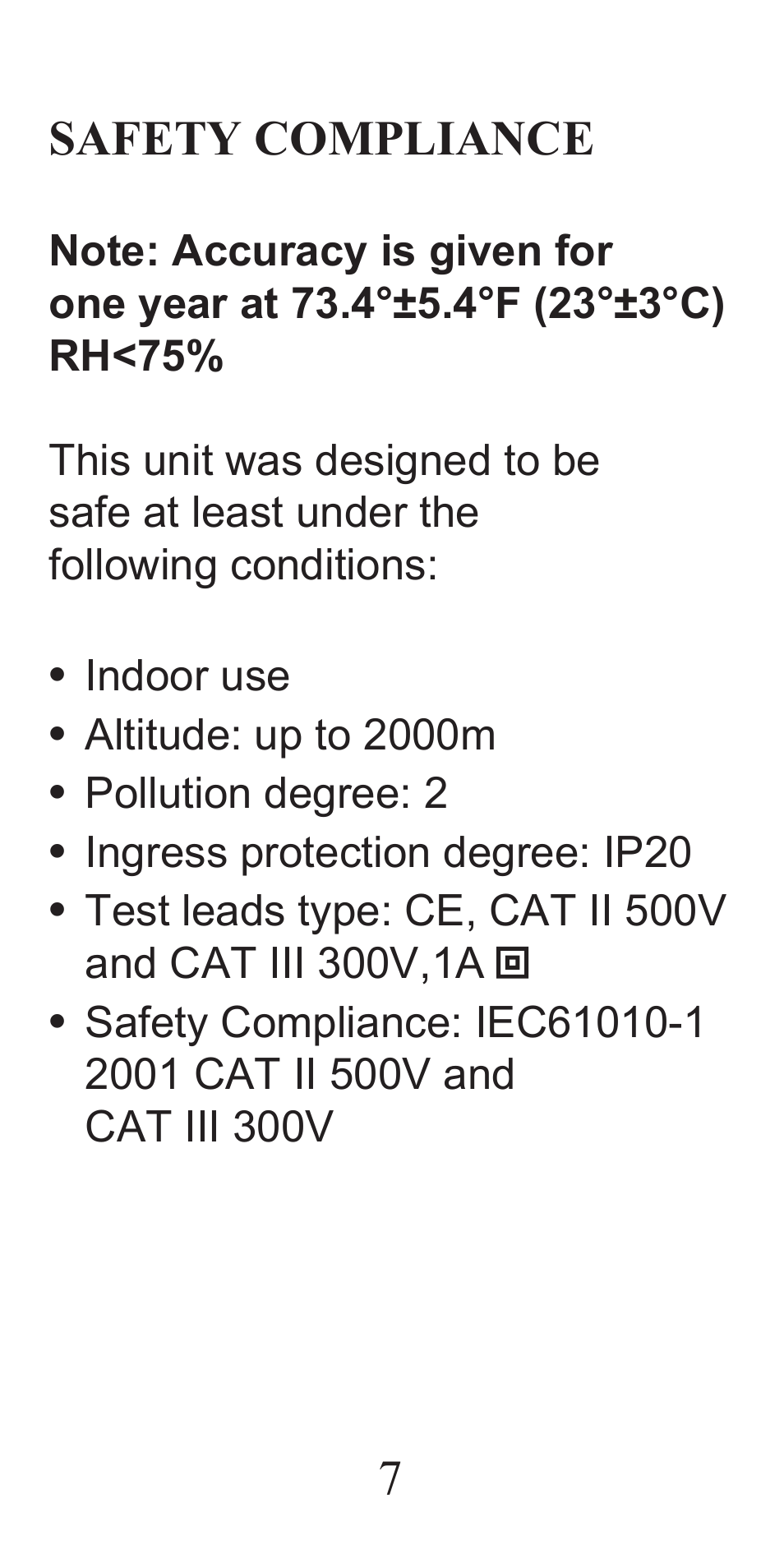 General Tools and Instruments DMM333 User Manual | Page 7 / 28