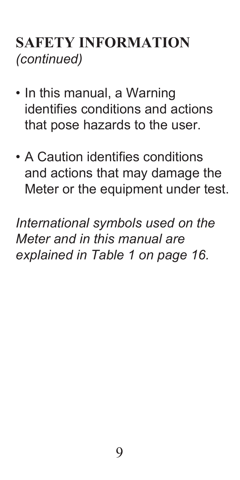 General Tools and Instruments DMM333 User Manual | Page 9 / 28