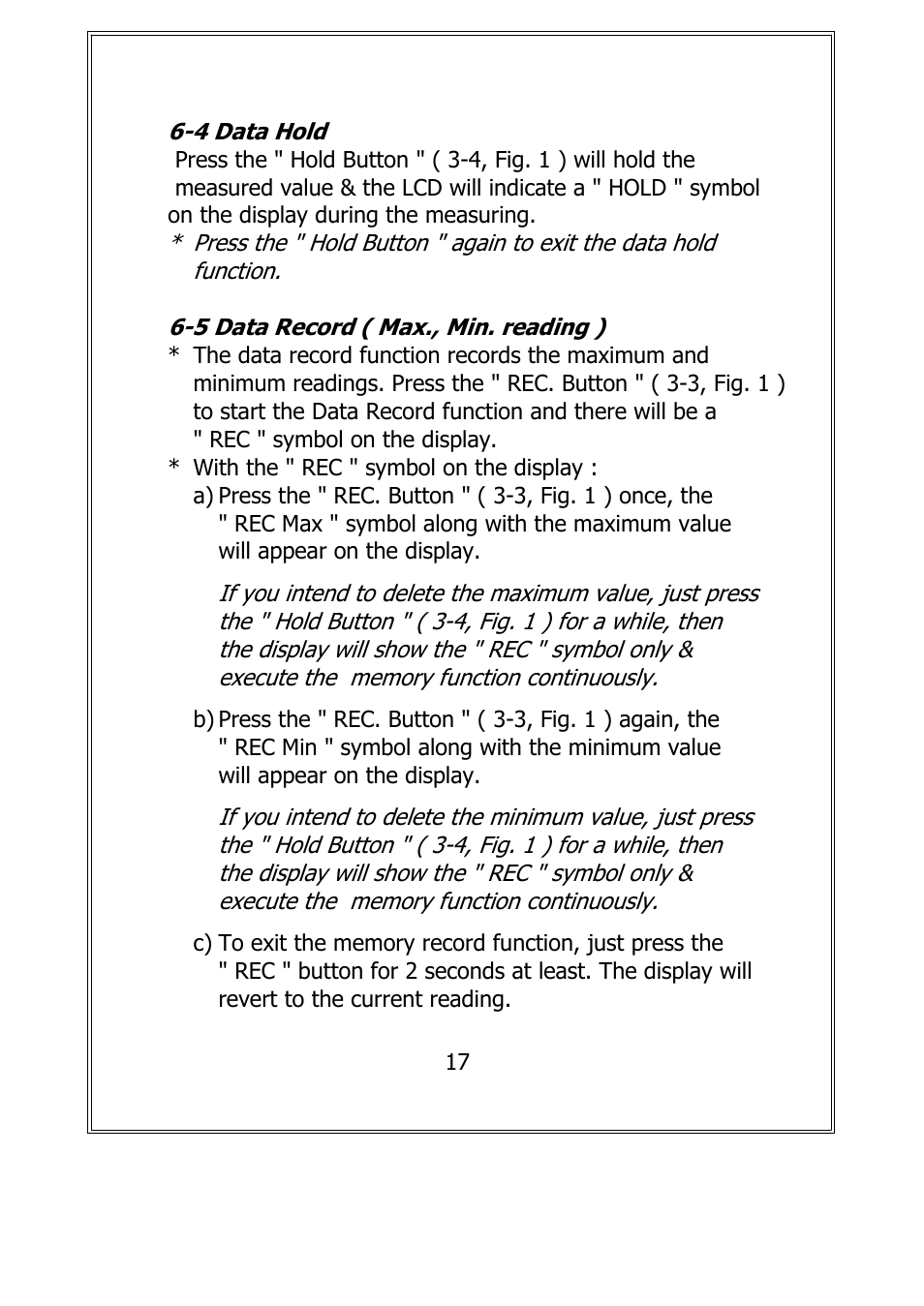 General Tools and Instruments DPHC2001 User Manual | Page 19 / 25