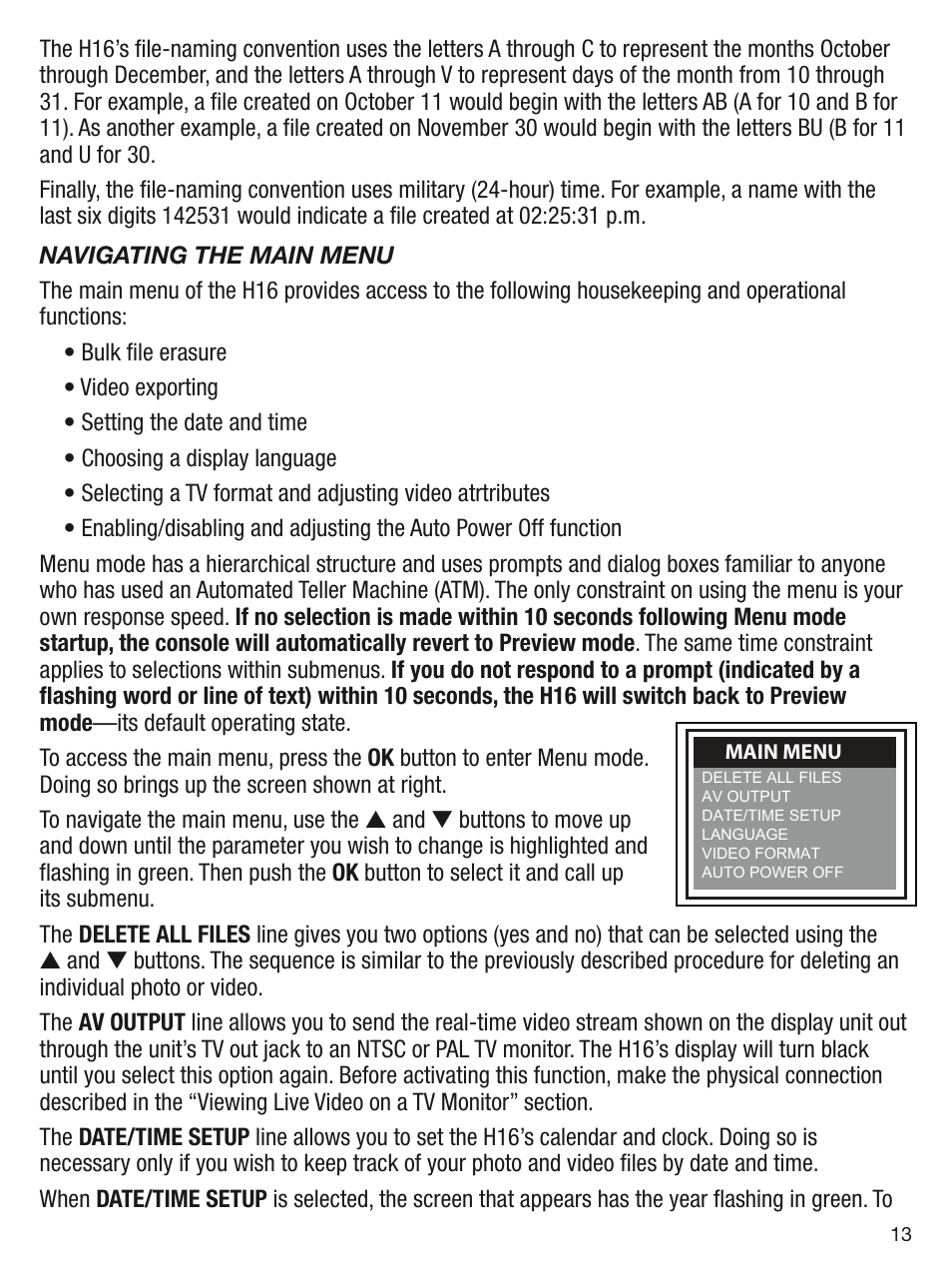 General Tools and Instruments DPS16 User Manual | Page 13 / 24