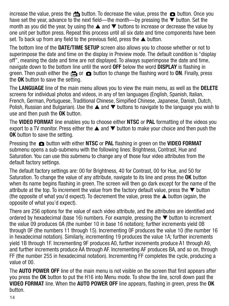 General Tools and Instruments DPS16 User Manual | Page 14 / 24