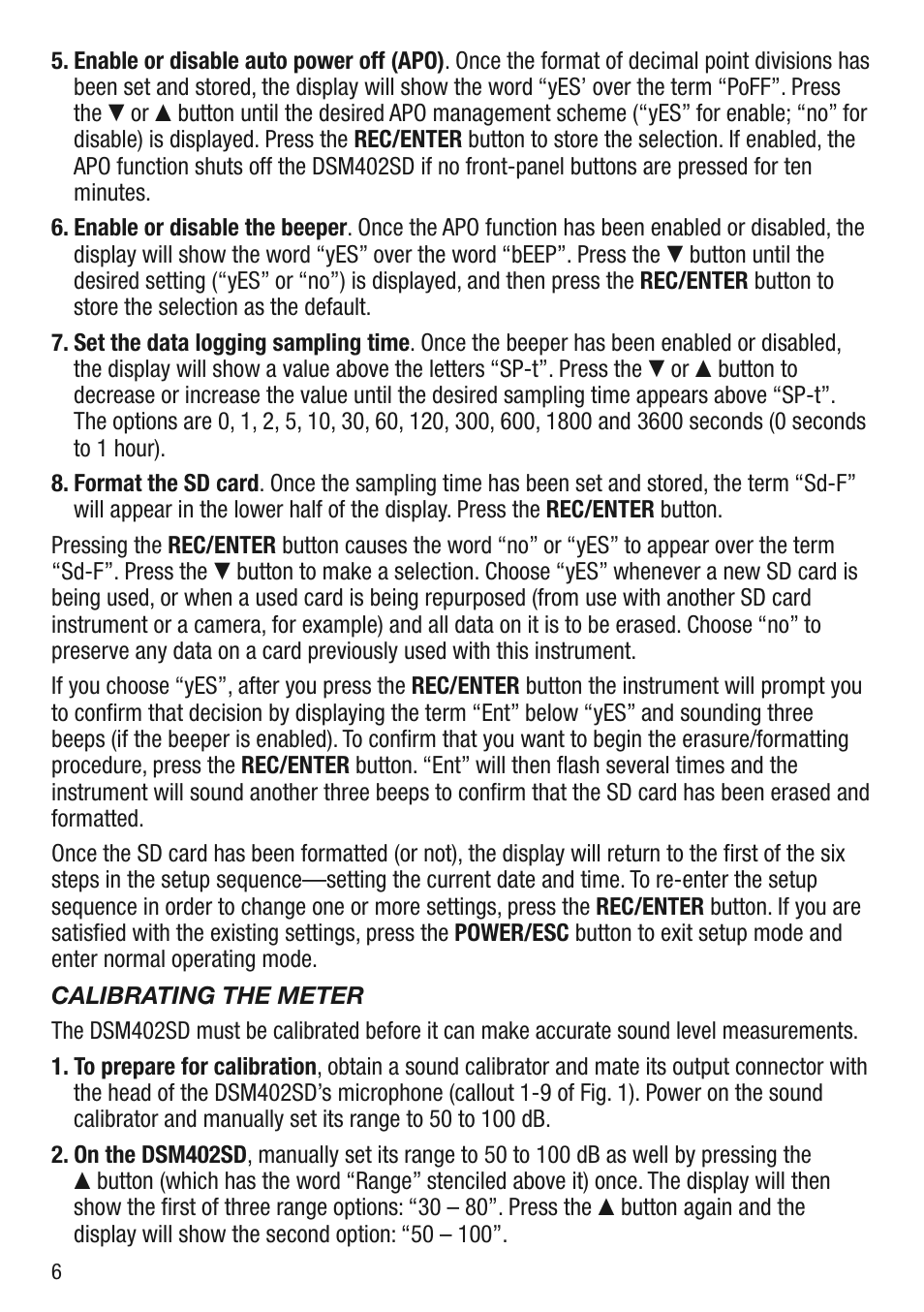 General Tools and Instruments DSM402SD User Manual | Page 6 / 12