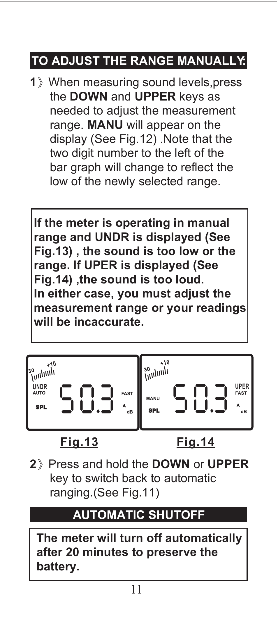 Fig.14 | General Tools and Instruments DSM8921 User Manual | Page 12 / 16