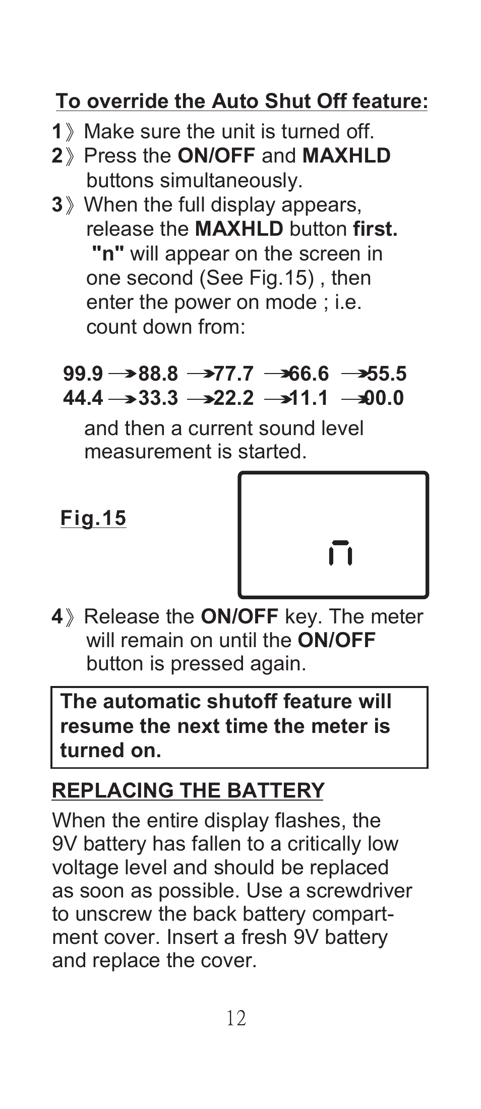 General Tools and Instruments DSM8921 User Manual | Page 13 / 16